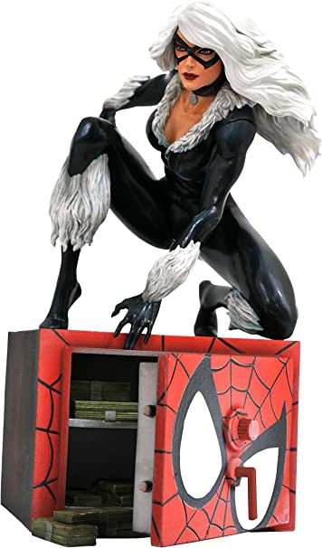 Figurine Diamond Gallery Diorama Spider-Man : Black Cat [24cm]