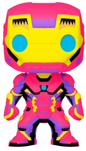 Figurine Funko POP! [Exclusive] Marvel : Iron Man Blacklight [649]
