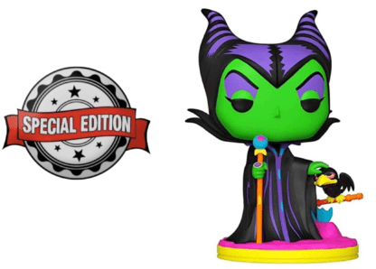 Figurine Funko POP! [Exclusive] Disney Villlains : Maléfique Blacklight [1082]