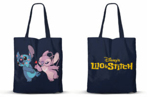 Tote Bag Premium (Limited Edition) Disney Lilo & Stitch : Stitch & Angel [40×33]