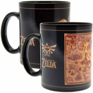 Mug céramique thermoréactif La légende de Zelda : Map Silhouette [315 ml]