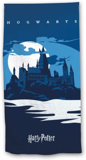 Serviette de plage Microfibre Harry Potter : Château Poudlard [70x140cm]