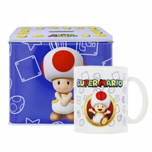 Mug en céramique + Tirelire Super Mario : Toad [Mug contenance environ 300 ml]
