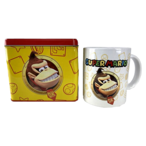 Mug en céramique + Tirelire Super Mario : Kong [Mug contenance environ 300 ml]