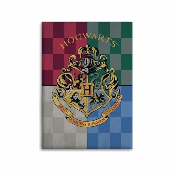 Plaid polaire Harry Potter Blason de Poudlard Hogwarts