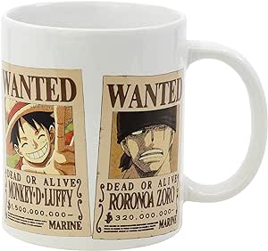 Mug en céramique One Piece : Wanted [325ml]