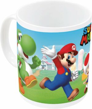 Mug Thermoréactif Super Mario : Team [Boite cadeau, Matériau : Céramique, contenance : 325ml]