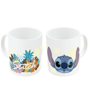 Mug céramique 325 ml en boîte cadeau Disney Lilo & Stitch : Stitch “Ananas”