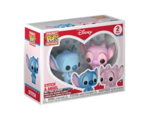 Pack 2 Pocket Pop! Keychain ! Disney Lilo et Stitch : Stitch et Angel