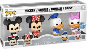 Pack de 4 Funko POP! [Exclusive] Disney : Mickey, Minnie, Donald, Daisy