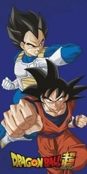 Serviette Microfibre Dragon Ball Z : Goku & Vegeta [70x140cm]