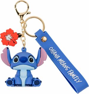 Porte-clés 3D Disney Lilo & Stitch : Stitch Ohana Means Family