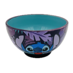 Grand Bol Disney Lilo & Stitch  : Purple Flower [Matériau : Céramique, contenance : 600ml]