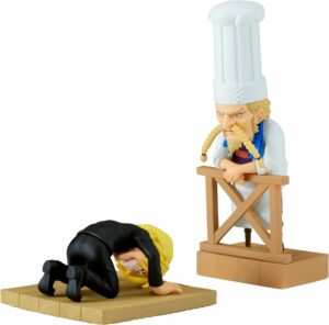 Figurine Banpresto One Piece: Sanji and Zeff  [WCF Log Stories] (8 cm)