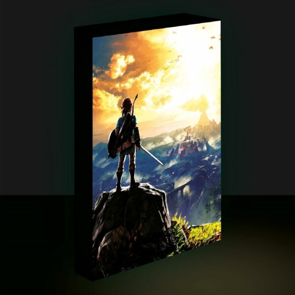 Toile Lumineuse 30x40cm Legend of Zelda : Into The Wilds (fonctionne avec 3 piles AA non incluses) – Image 2