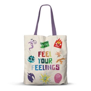 Tote Bag Disney Pixar Vice-Versa 2 : « Feel your feelings » [40x33cm]