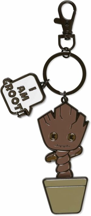 Porte-clés I am Groot : Groot [Métal émaillé]