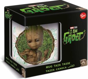 Mug céramique 325 ml en boîte cadeau Marvel I am Groot : Groot