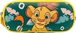 Trousse double compartiment  Disney Le Roi Lion : Simba [22,5 x 10 x 7 cm]