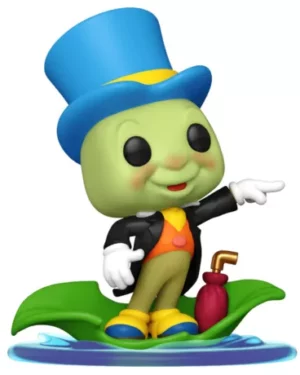 Figurine Pop [Exclusive] Disney : Jiminy Cricket sur feuille [1228]