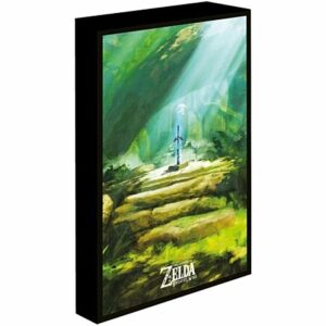 Toile lumineuse 30X40 cm Legend of Zelda : Master Sword (fonctionne avec 3 piles AA non incluses)