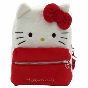 Sac à Dos fourrure Hello Kitty   [30x14x22cm]