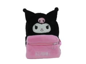 Sac à Dos fourrure Hello Kitty : Kuromi [30x14x22cm]