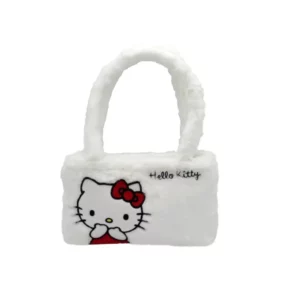 Sac à Main fourrure Hello Kitty [26x17x7cm]