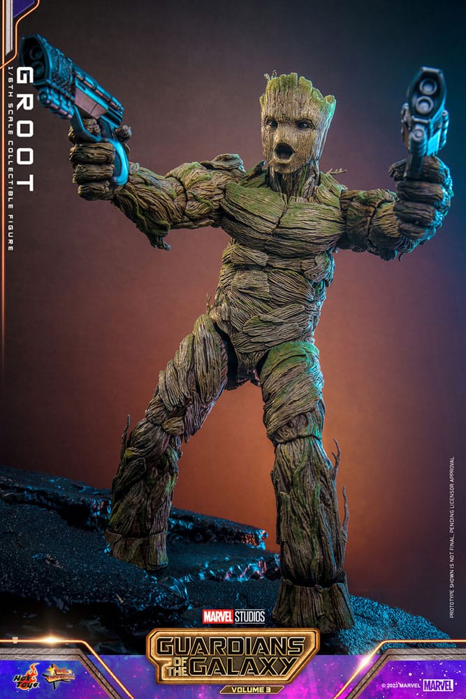 Les Gardiens de la Galaxie Vol. 3 figurine Movie Masterpiece 1/6 Groot 32 cm