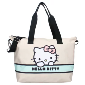 Sac shopping Hello Kitty en polyester (32x48x14cm)