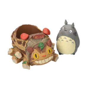 Figurine Ghibli Mon Voisin Totoro : Totoro Gris & Wagon Chatbus