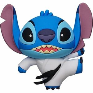 Aimant 3D à collectionner Disney Lilo & Stitch : Stitch taekwondo [Mousse 3D]