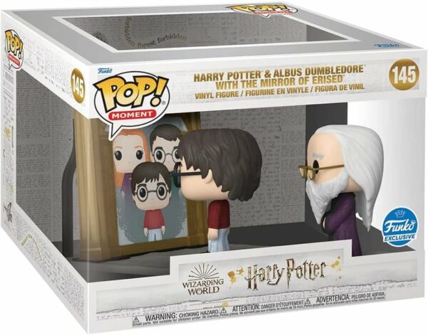 Figurine Funko POP! Moment [Exclusive] Harry Potter : Harry et Dumbledore avec le miroir du Riséd [145] – Image 2