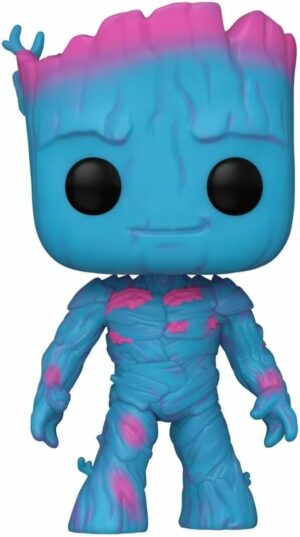 Figurine Funko POP! Jumbo [Exclusive] Marvel Les gardiens de la galaxie : Groot (Blacklight) [1242]