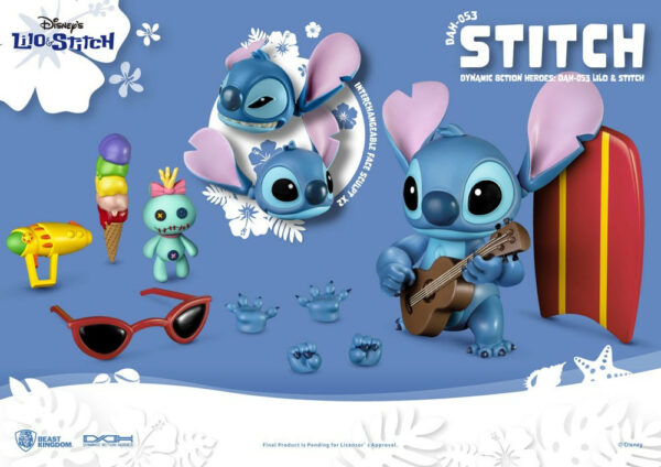 Figurine articulée Beast Kingdom [Dynamic Action Heroes] Disney Lilo & Stitch : Stitch (18cm) – Image 7