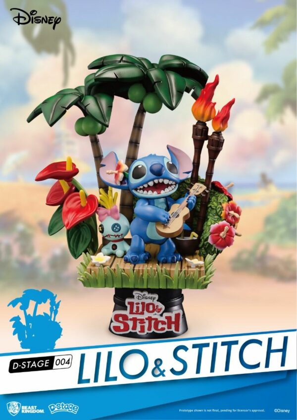 Figurine Diorama D-Stage Disney Lilo & Stitch : Stitch [004] (14cm)