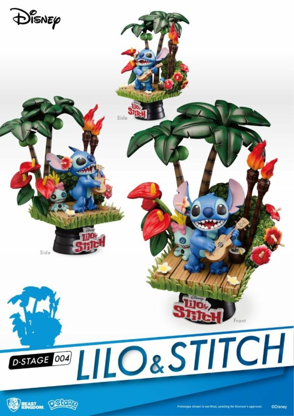 Figurine Diorama D-Stage Disney Lilo & Stitch : Stitch [004] (14cm) – Image 2