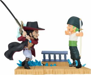 Figurine Banpresto One Piece : Roronoa Zoro VS Mihawk [WCF Log Stories] (7cm)