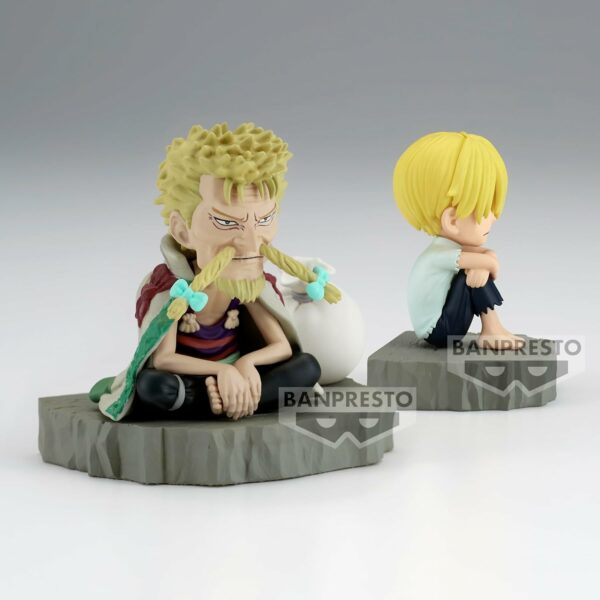 Figurine Banpresto One Piece : Sanji & Zeff [WCF Log Stories] (6cm) – Image 2