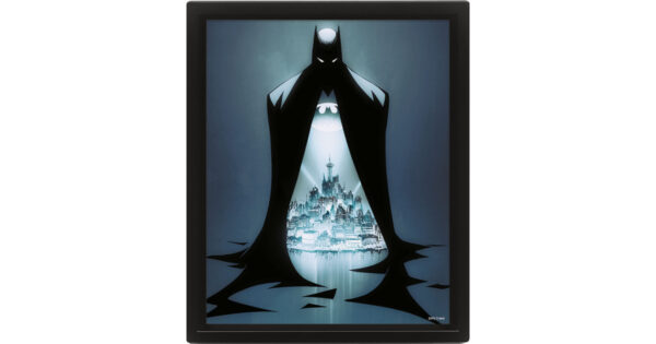 Cadre lenticuliare 3D DC : Batman (Gotham protector) [26 x 20 cm]