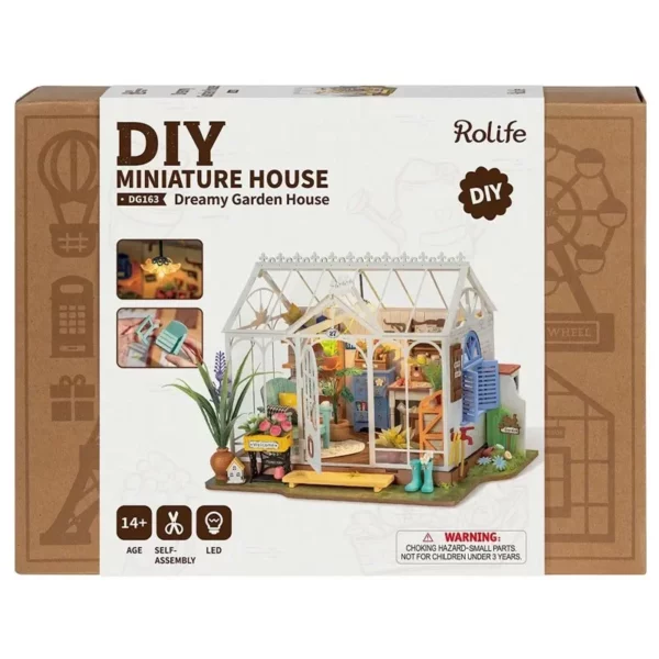 Kit "Book Nook" Jardin d'hiver avec éclairage Led Intégrée [240pièces] – Image 2