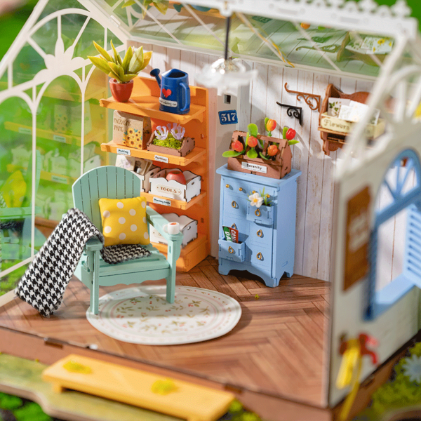 Kit "Book Nook" Jardin d'hiver avec éclairage Led Intégrée [240pièces] – Image 3