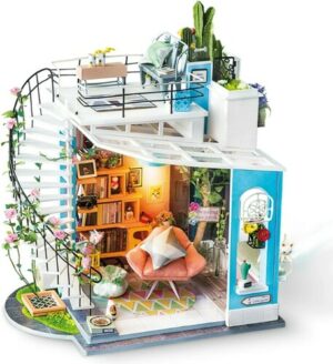 Kit « Book Nook » Le loft de Dora avec éclairage Led Intégrée