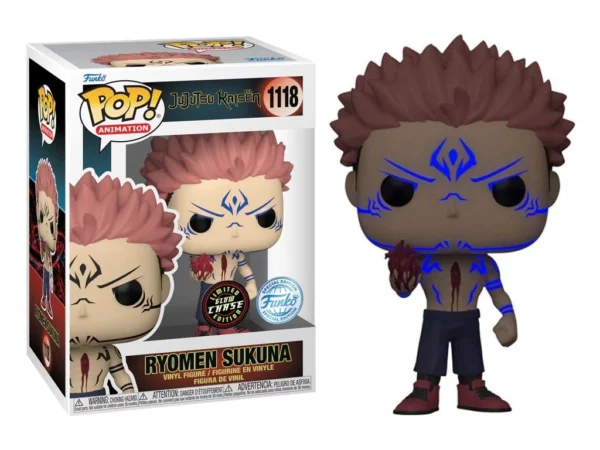 Figurine Funko Pop [Chase] Jujutsu Kaisen : Ryomen Sukuna (luminiscent)  [1118] – Image 2