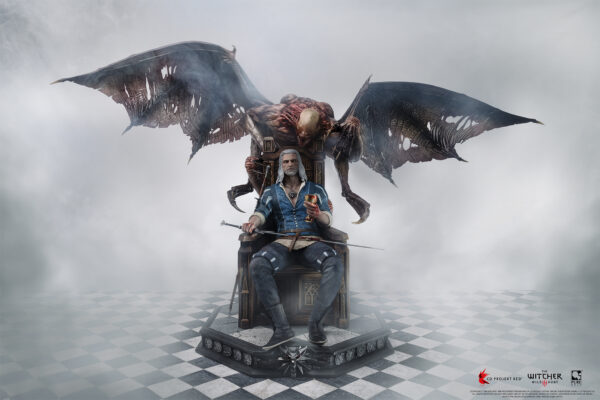 Statuette résine The Witcher 3 Wild Hunt : Geralt 1/4 [60 cm]