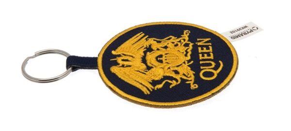 Porte-clés en tissu brodé Queen : Queen Crest – Image 3