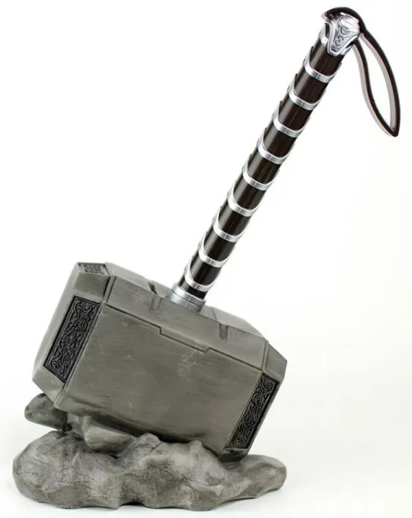 Figurine tirelire Marvel : Mjolnir (Marteau de Thor) [20cm]