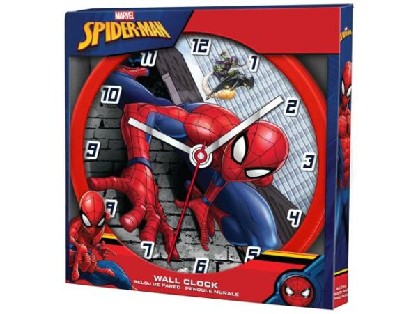 Horloge murale Marvel : Spiderman [diamètre 25cm] – Image 2