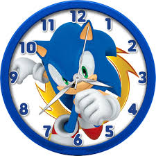 Horloge murale Sonic : Sonic [diamètre 25cm]