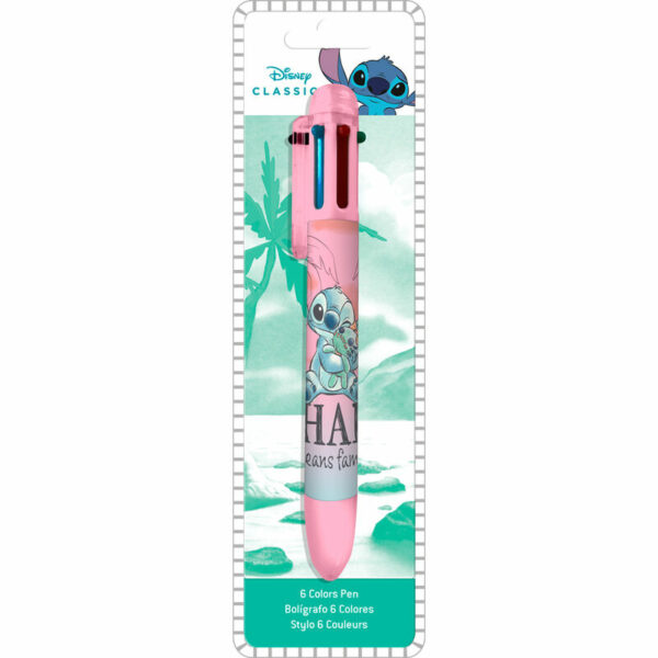 Stylo 6 couleurs Disney lilo & Stitch